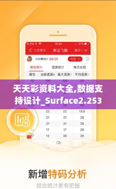 天天彩资料大全,数据支持设计_Surface2.253