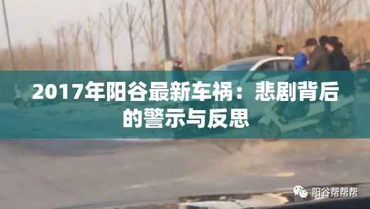 2017年阳谷最新车祸：悲剧背后的警示与反思