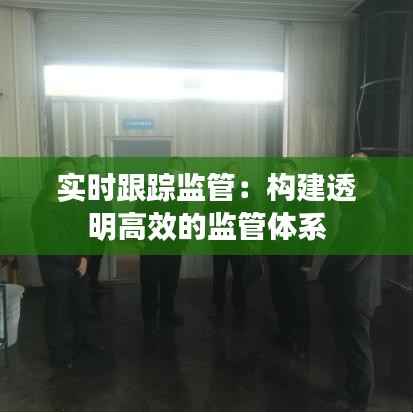 实时跟踪监管:构建透明高效的监管体系