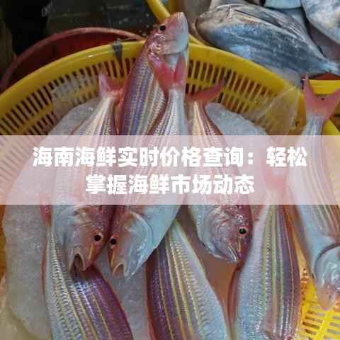 海南海鲜实时价格查询:轻松掌握海鲜市场动态