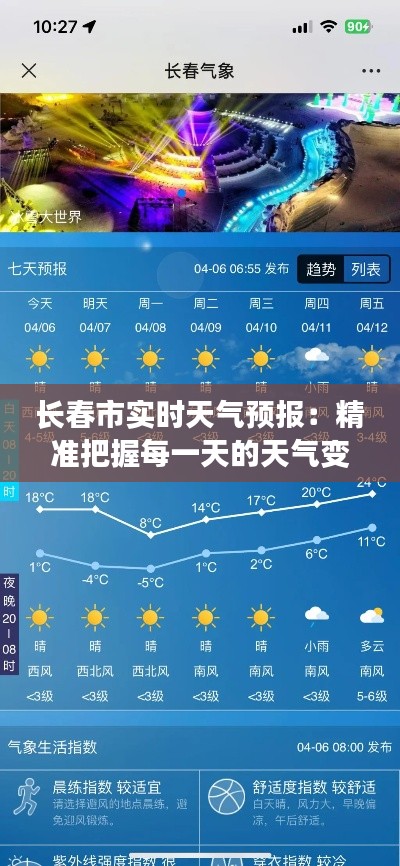 长春市实时天气预报:精准把握每一天的天气变化