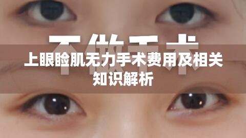 上眼睑肌无力手术费用及相关知识解析