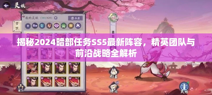 揭秘2024暗部任务SS5最新阵容,精英团队与前沿战略全解析